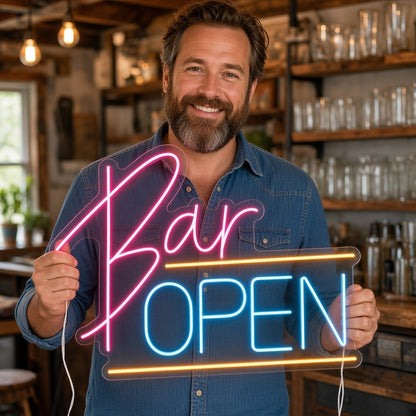 Bar Open LED Neon Sign
