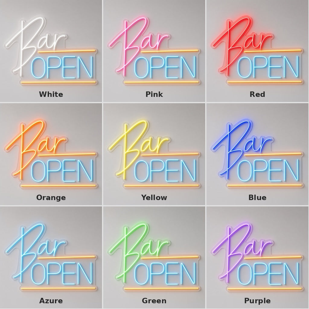 Bar Open LED Neon Sign