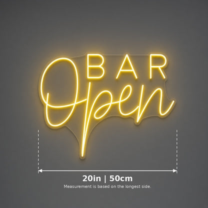 Bar Open LED Neon Sign