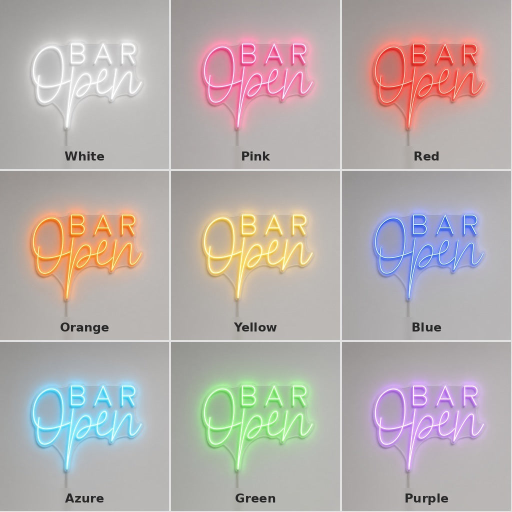 Bar Open LED Neon Sign