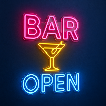 Bar Open LED Neon Sign