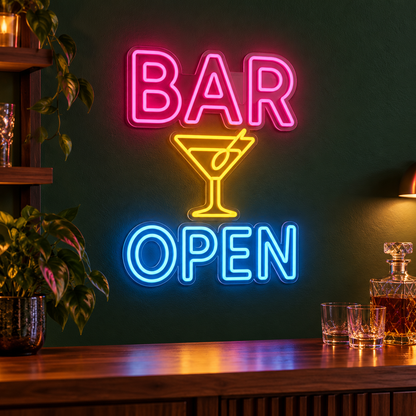 Bar Open LED Neon Sign