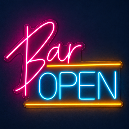 Bar Open LED Neon Sign