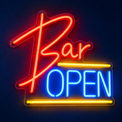 Bar Open LED Neon Sign