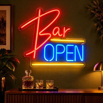 Bar Open LED Neon Sign