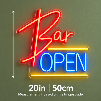 Bar Open LED Neon Sign