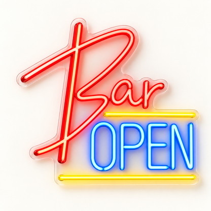 Bar Open LED Neon Sign