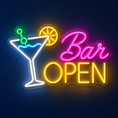 Bar Open LED Neon Sign