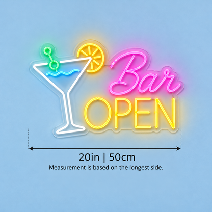 Bar Open LED Neon Sign