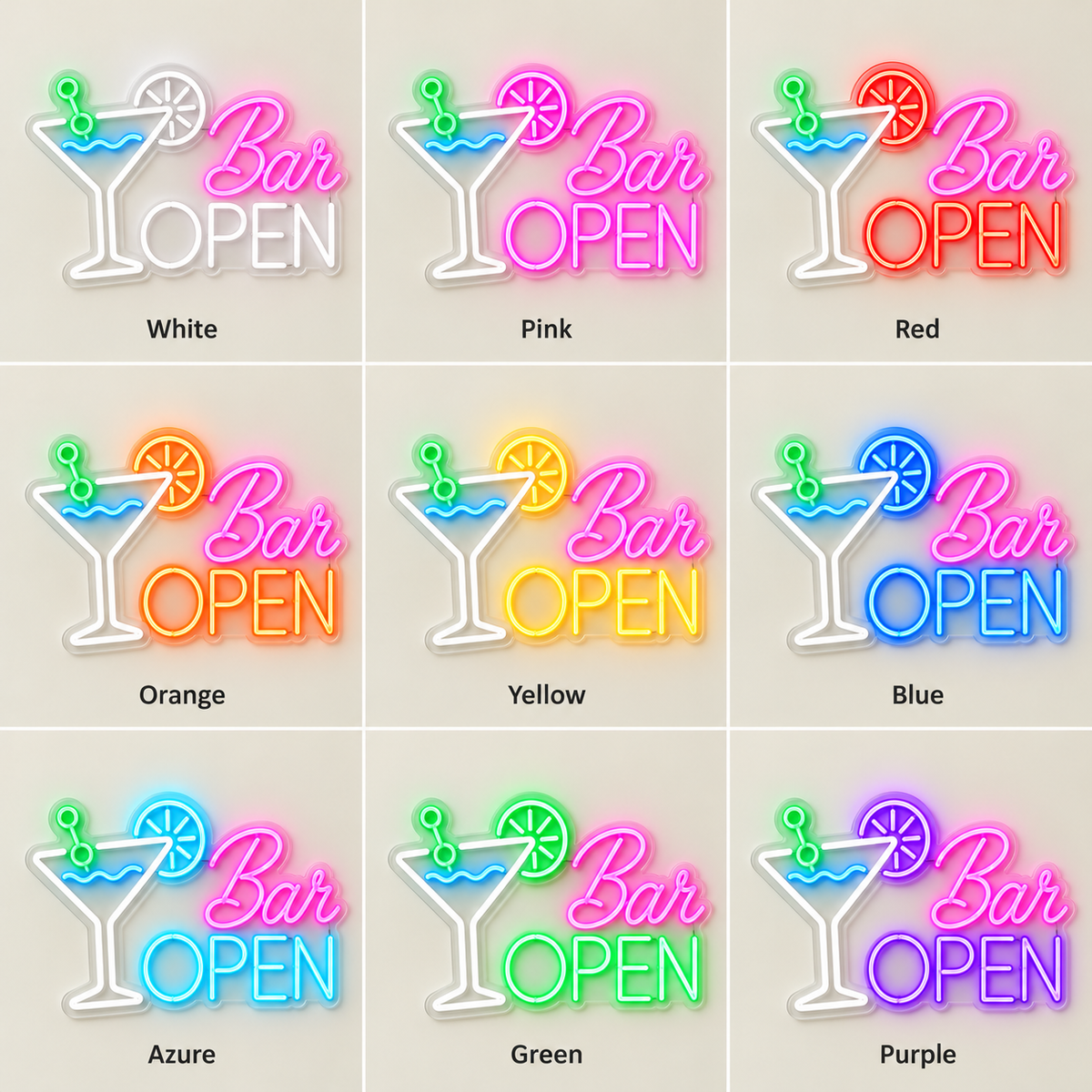 Bar Open LED Neon Sign