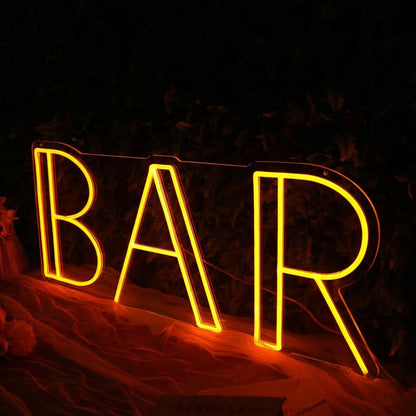 Bar Orange Custom Neon Sign | Shineneon