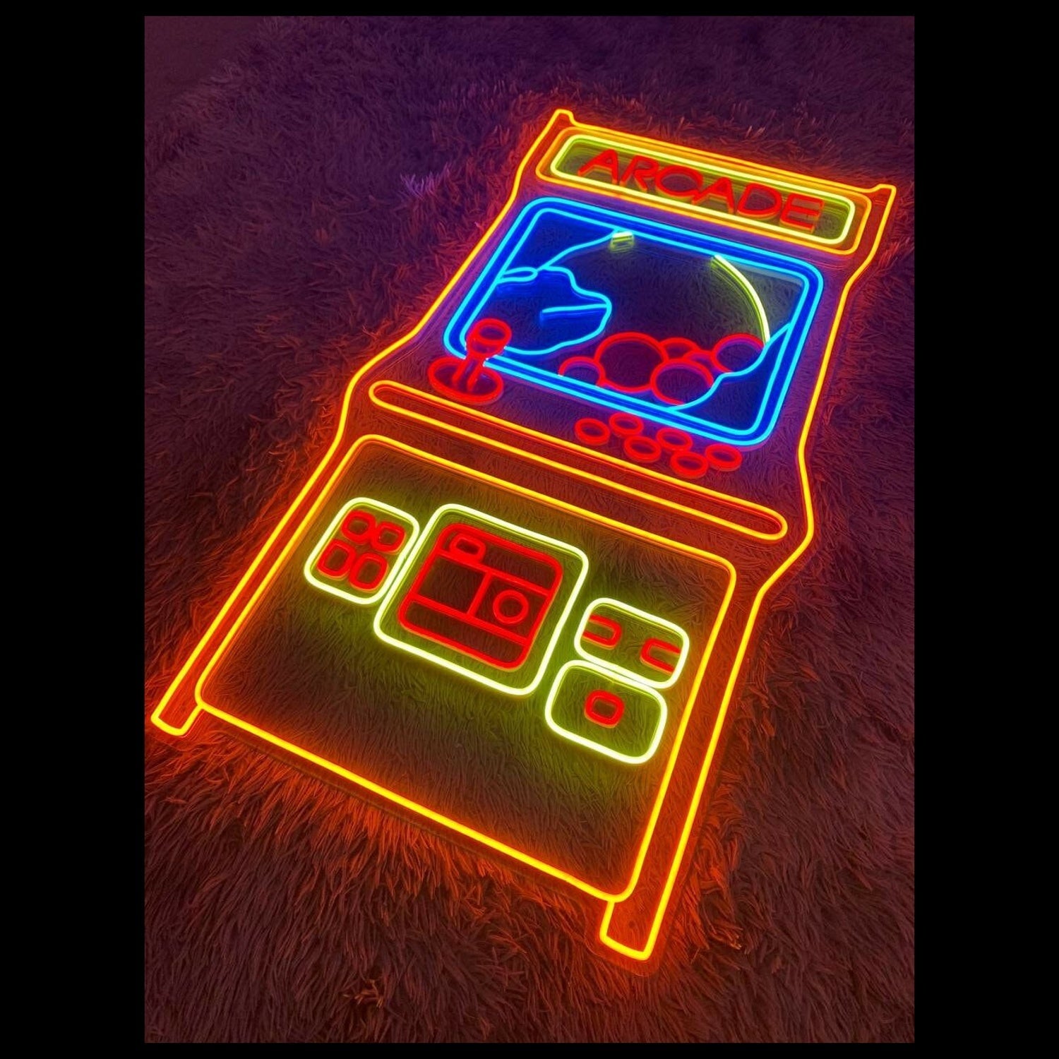 Bar Party Arcade Machine Led Neon Sign Game - Shineneon
