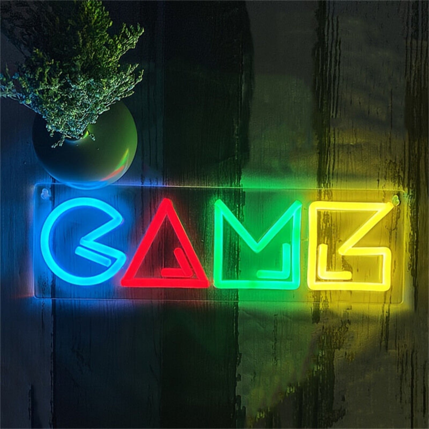 Bar Party Game Led Neon Sign In Vivid Ice Blue - Shineneon
