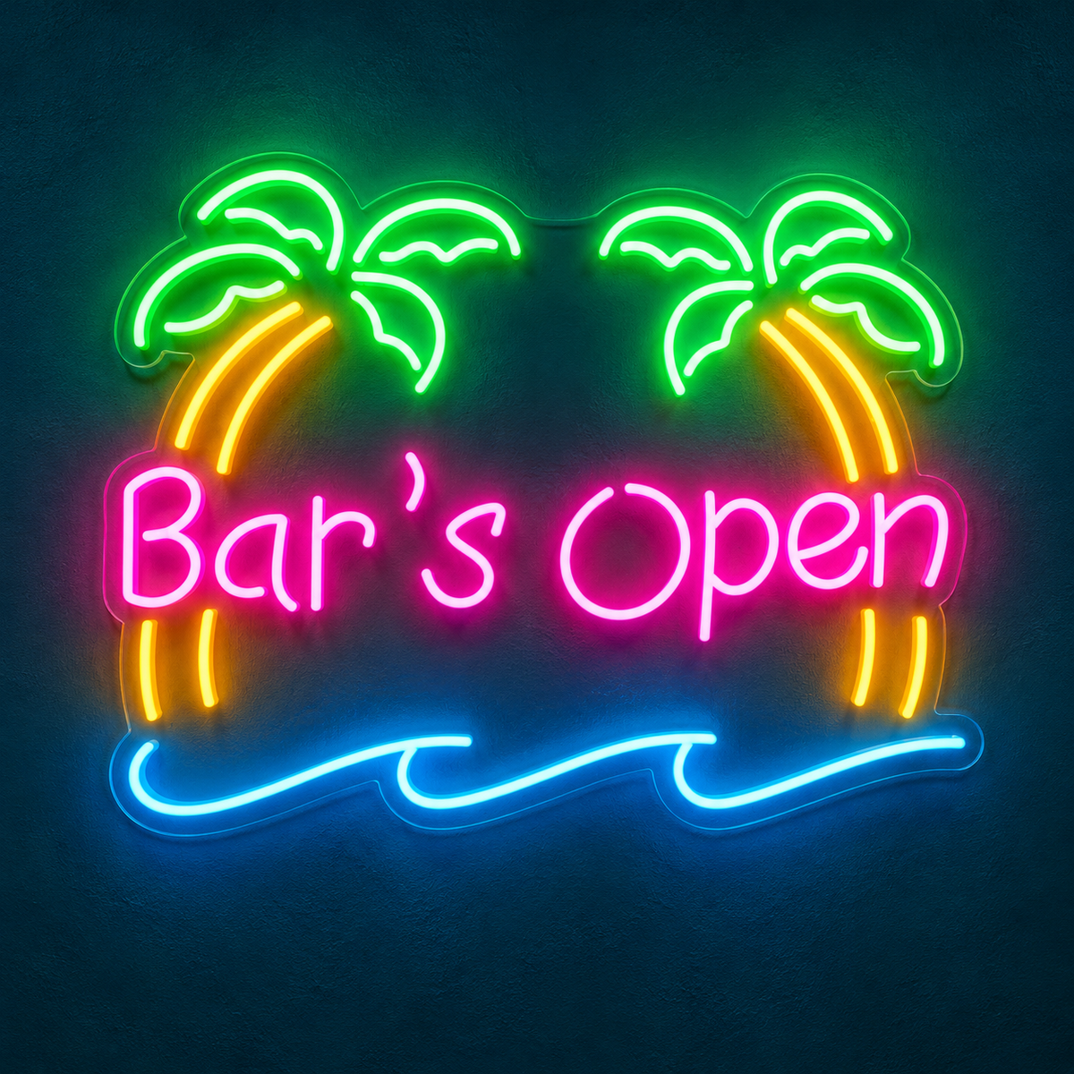 Bar's Open LED Neon Sign