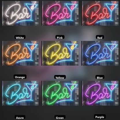 Bar Salon Wall Decor LED Neon Sign - 05 Color Grid