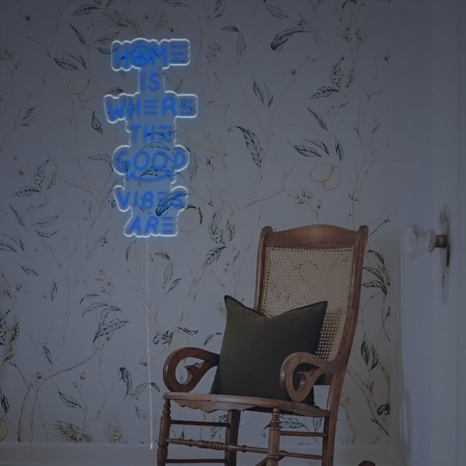 Bar Settings With Home Is Where The Good Vibe Are Led Neon Sign | Shineneon