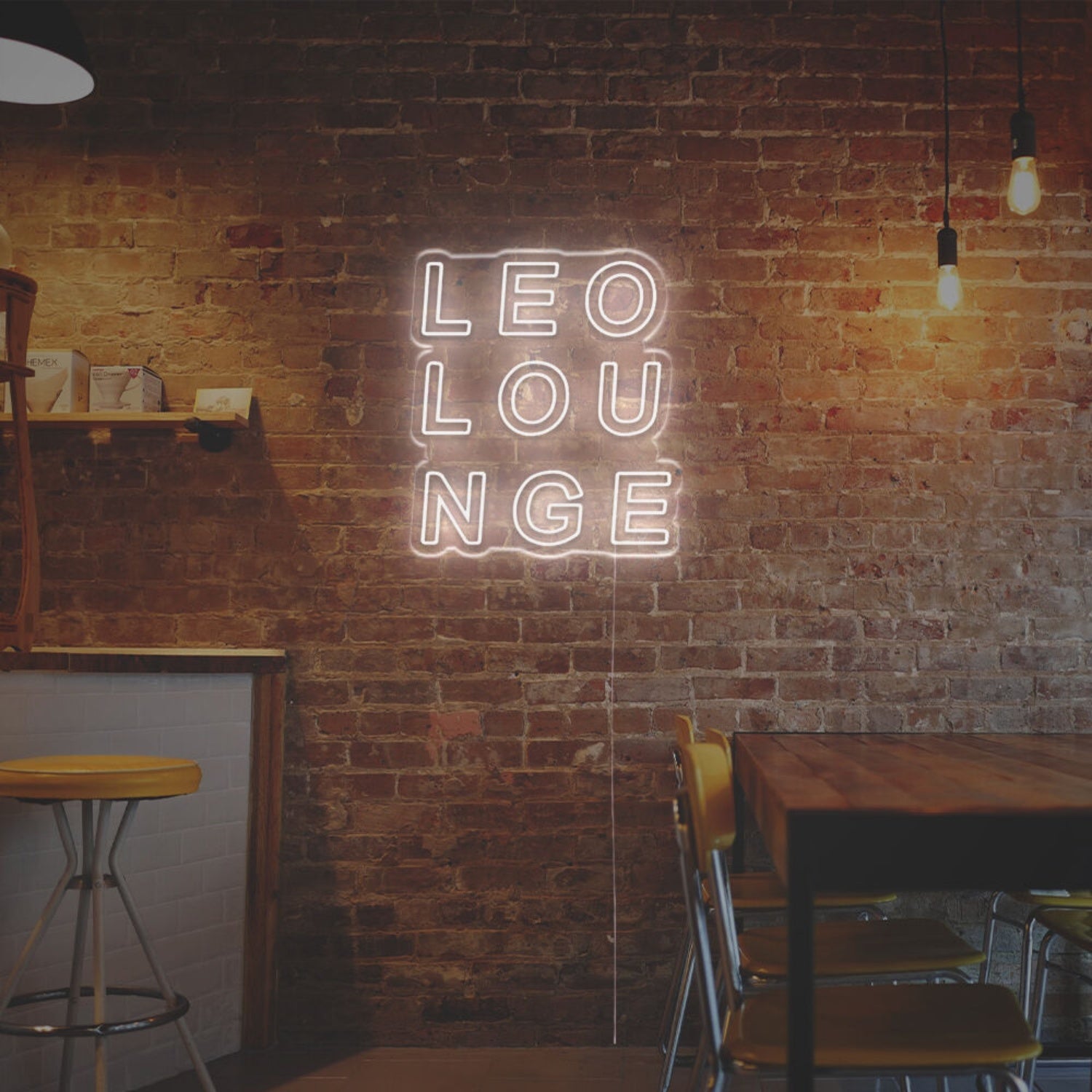 Bar Settings With Leolounge Led Neon Sign | Shineneon