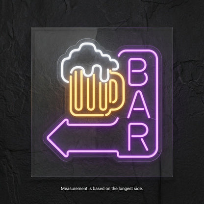 Bar Shop Wall Art LED Neon Sign - 04 Size Image