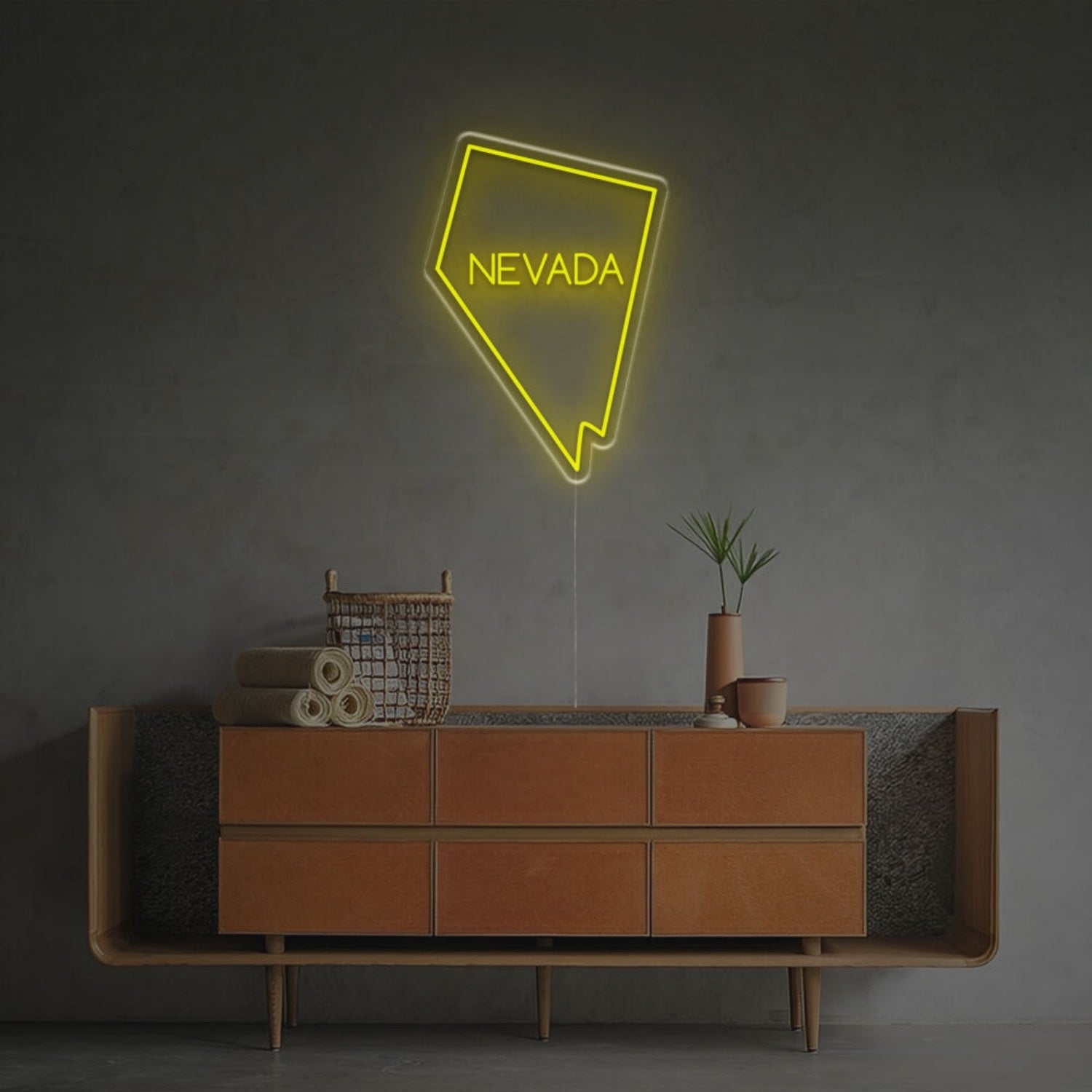 Bar Storefront Nevada State Outline Led Neon Sign - Shineneon