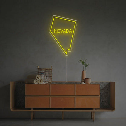 Bar Storefront Nevada State Outline Led Neon Sign - Shineneon