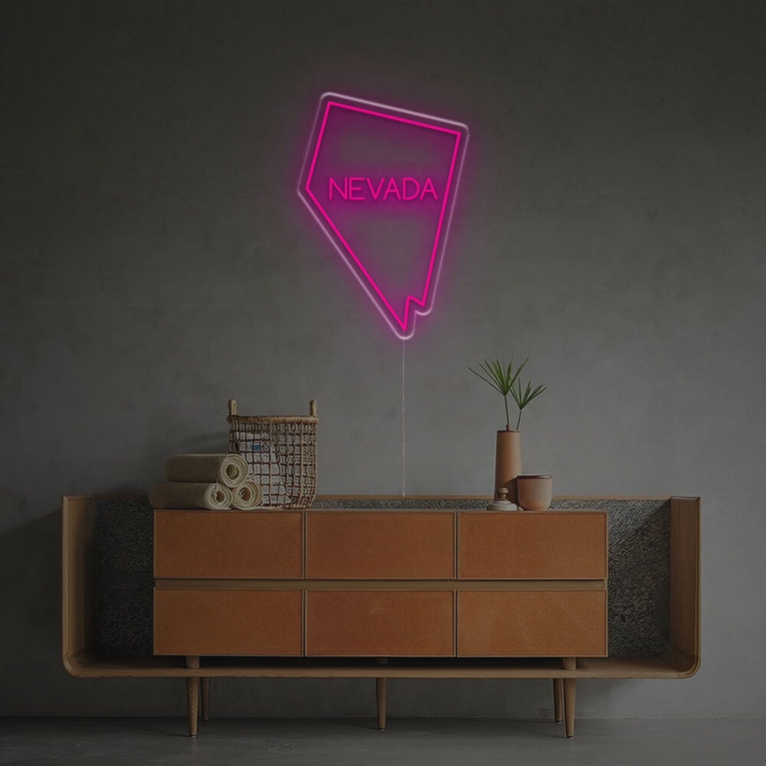 Bar Storefront Nevada State Outline Led Neon Sign - Shineneon