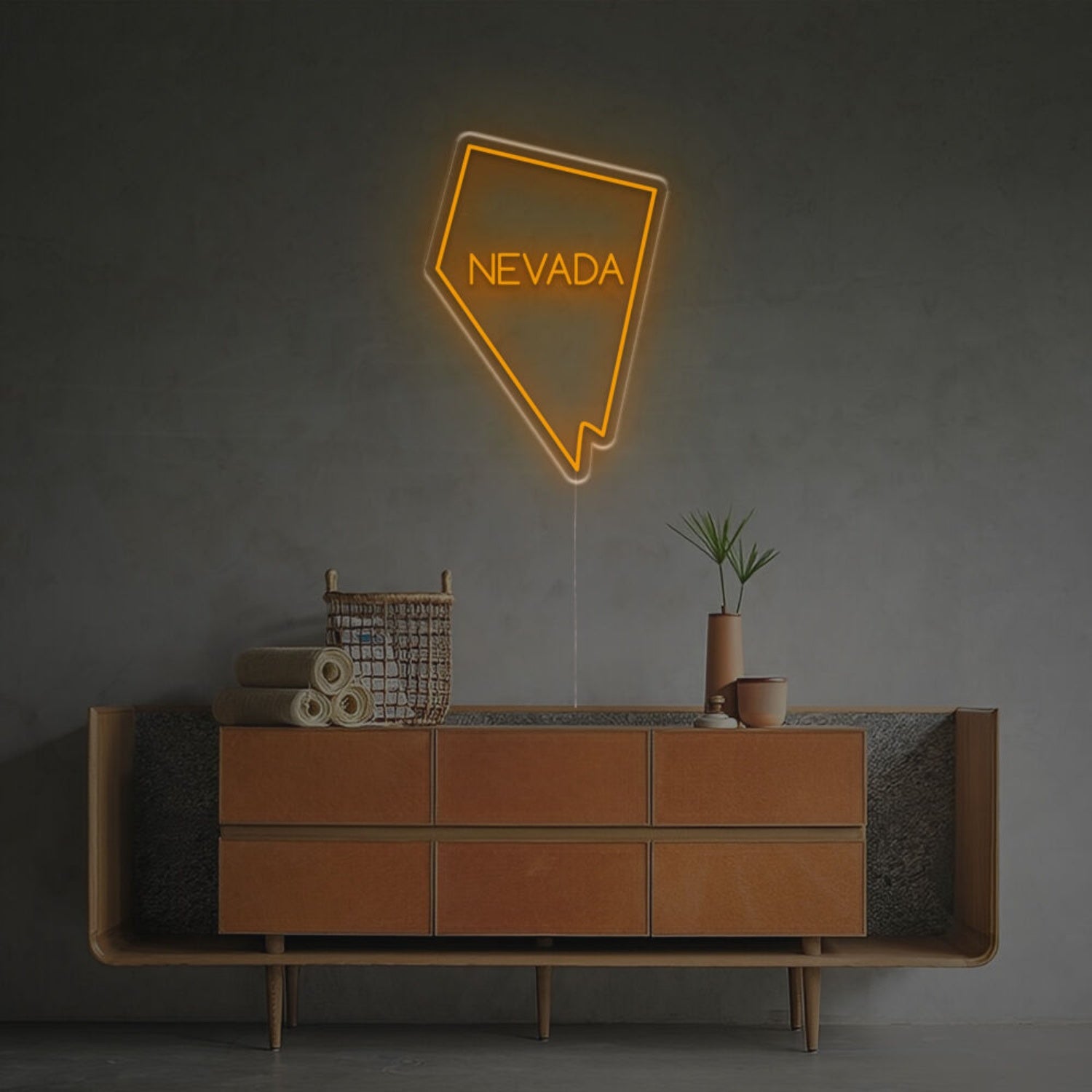 Bar Storefront Nevada State Outline Led Neon Sign - Shineneon