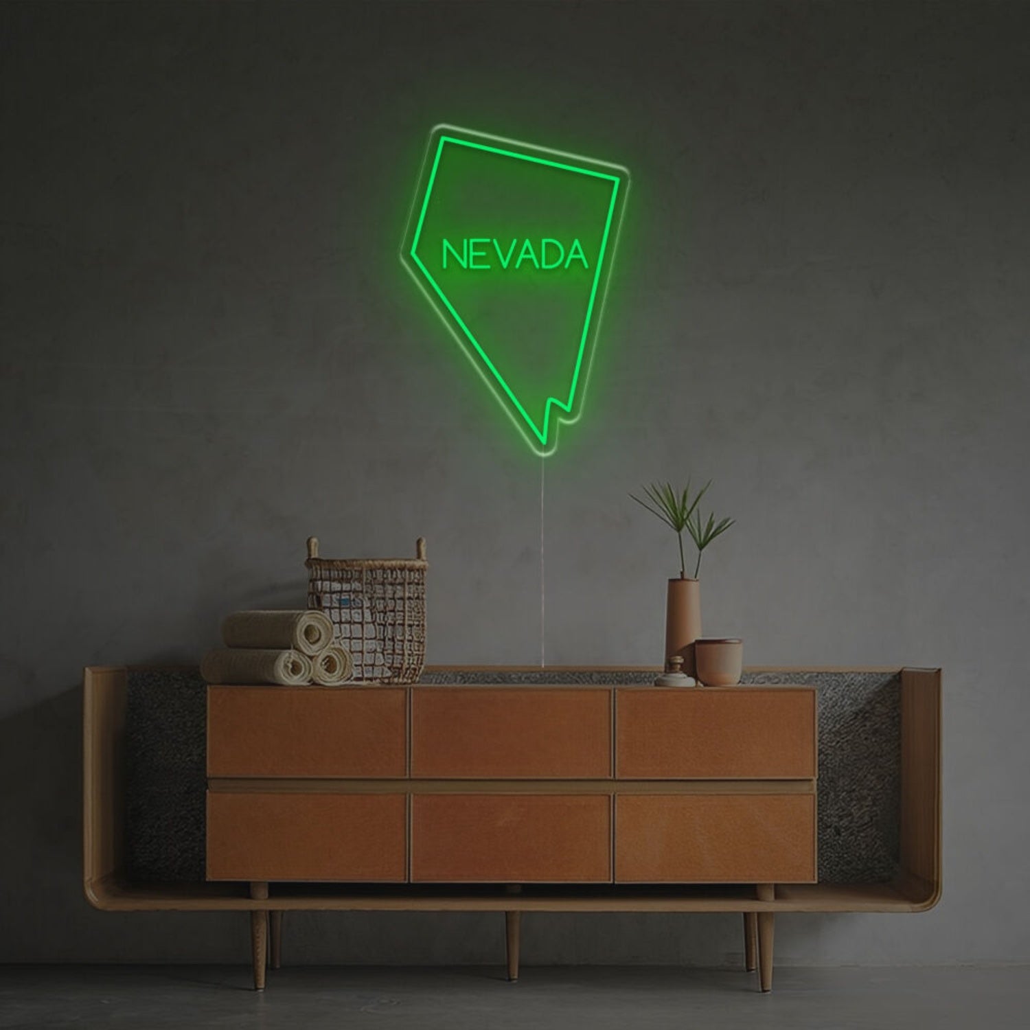 Bar Storefront Nevada State Outline Led Neon Sign - Shineneon