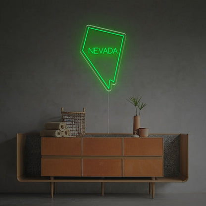 Bar Storefront Nevada State Outline Led Neon Sign - Shineneon