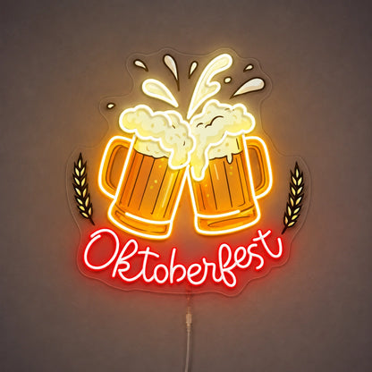 Bar Table Beer Mugs Neon Sign LED Neon Sign main product image