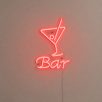 Bar V2 LED Neon Sign Lust Red main product image