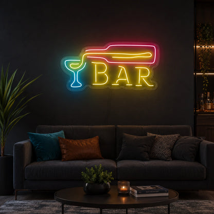 Bar Wall Decor LED Neon Sign - 01 Original Product Image