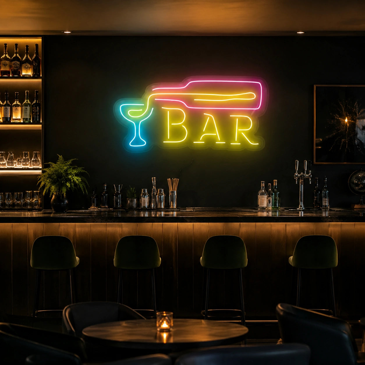 Bar Wall Decor LED Neon Sign - 04 Size Image