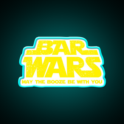 Bar Wars Beer Beer Lovers Funny Humor Man Cave Bar Led Neon Sign Rgb Color