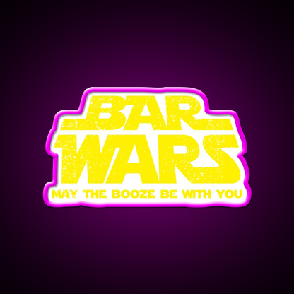 Bar Wars Beer Beer Lovers Funny Humor Man Cave Bar Led Neon Sign Rgb Color