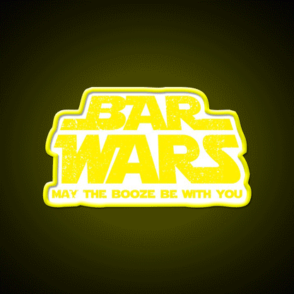 Bar Wars Beer Beer Lovers Funny Humor Man Cave Bar Led Neon Sign Rgb Color