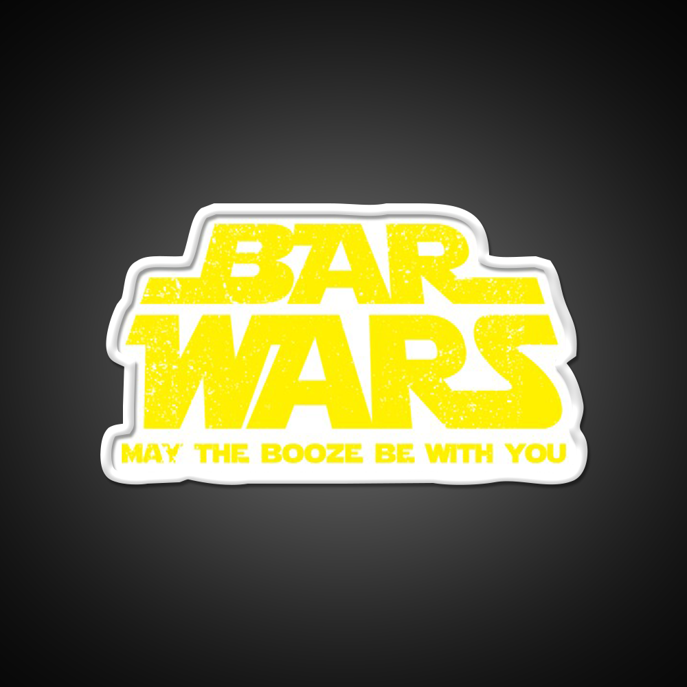 Bar Wars Beer Beer Lovers Funny Humor Man Cave Bar Led Neon Sign Rgb Color