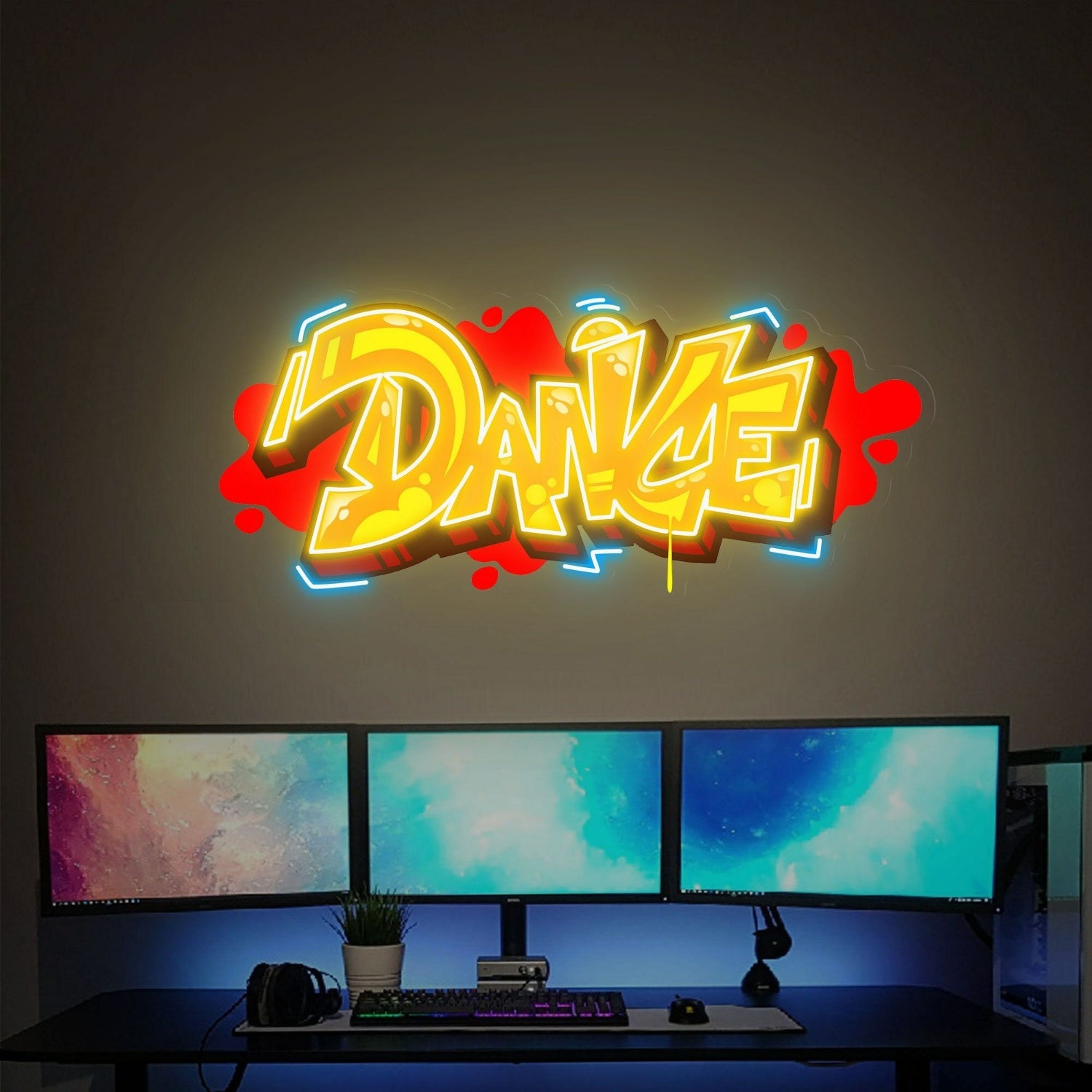 Bar Wedding Or Home With The Dance Handmade Uv Neon Sign | Shineneon