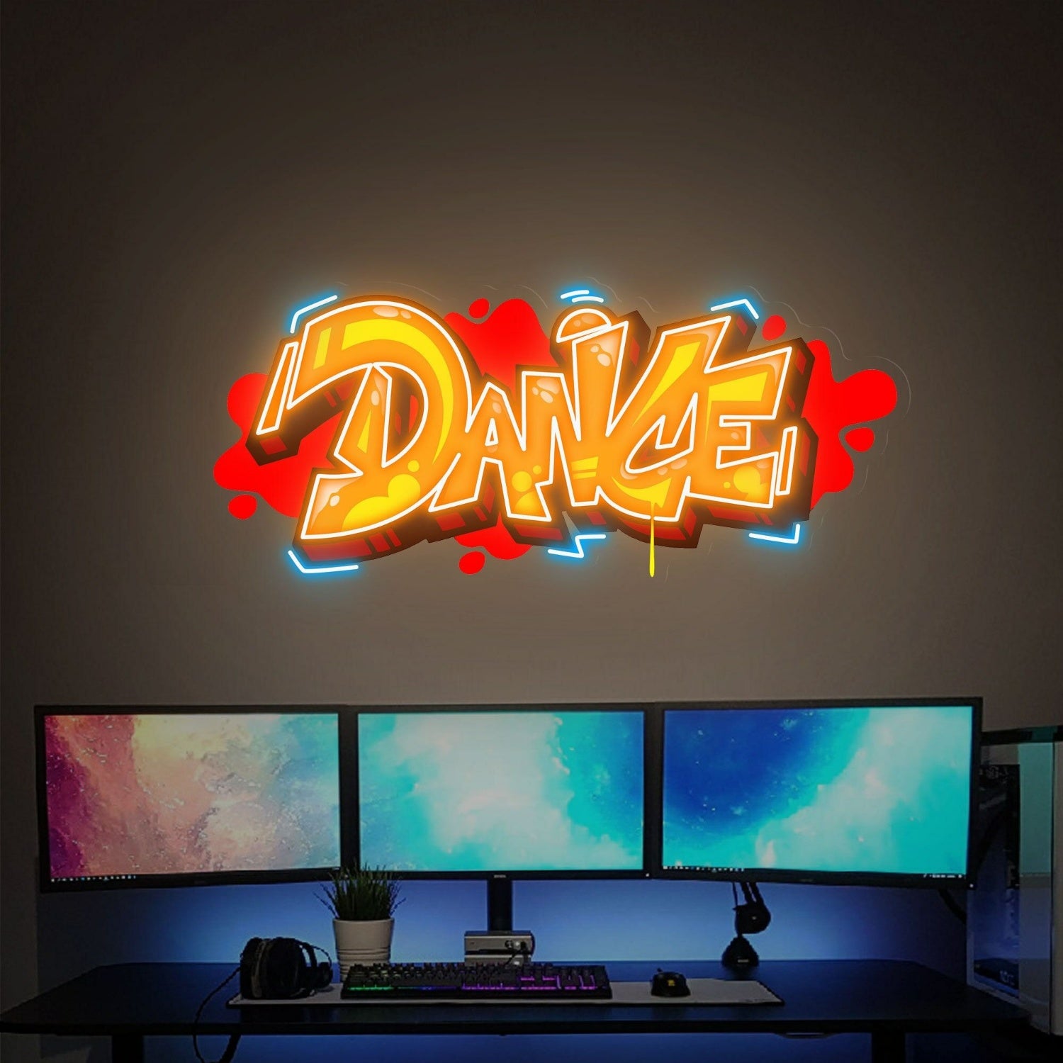 Bar Wedding Or Home With The Dance Handmade Uv Neon Sign | Shineneon