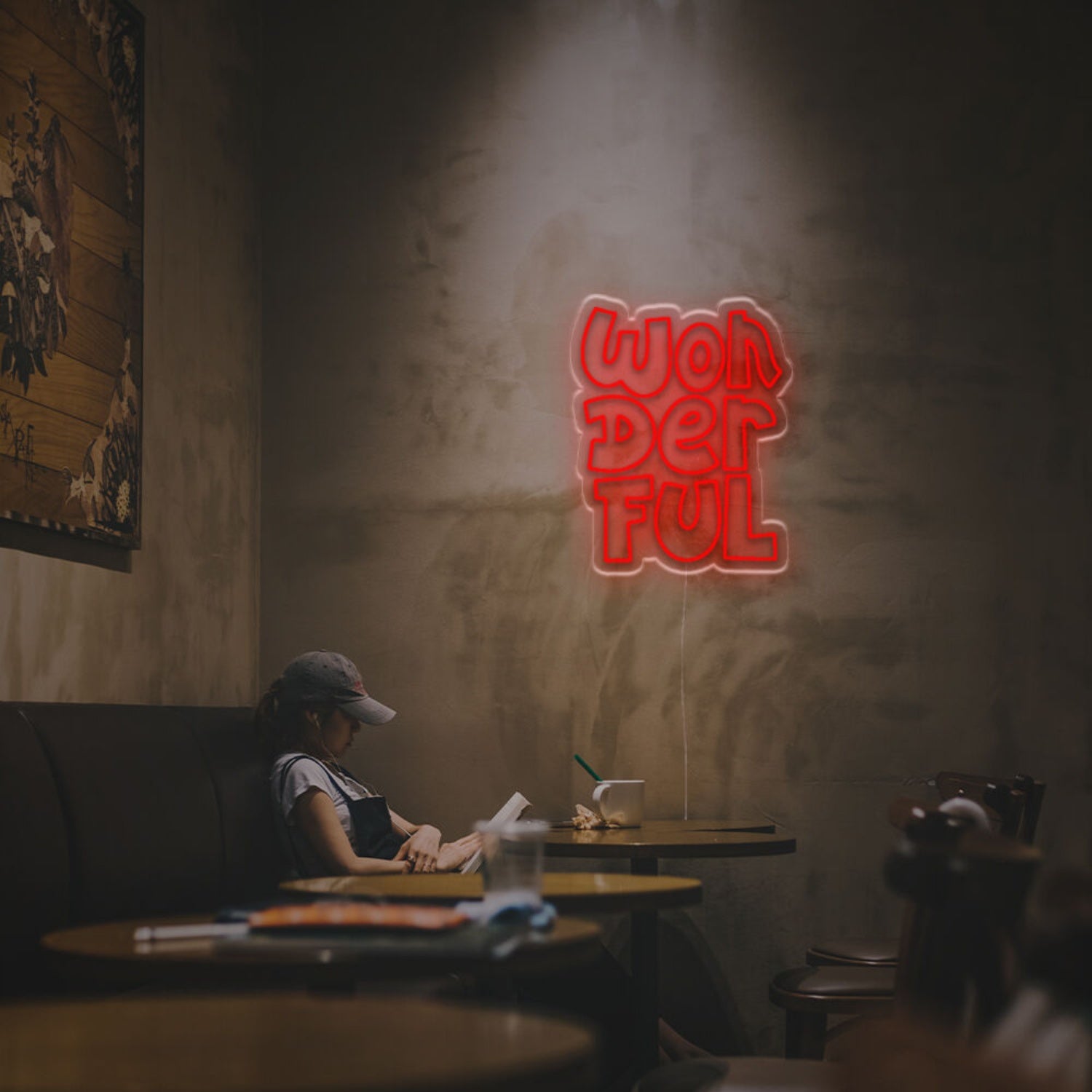 Bar Wedding The Wonderful Word Led Neon Sign | Shineneon