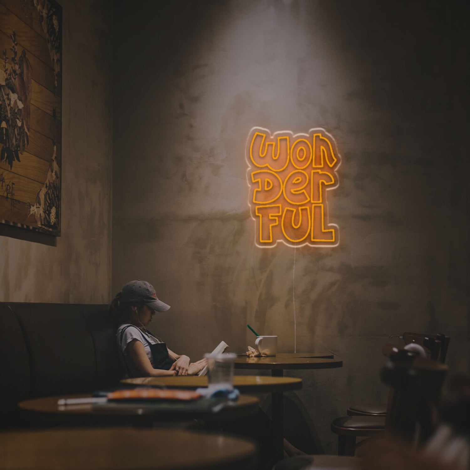 Bar Wedding The Wonderful Word Led Neon Sign | Shineneon