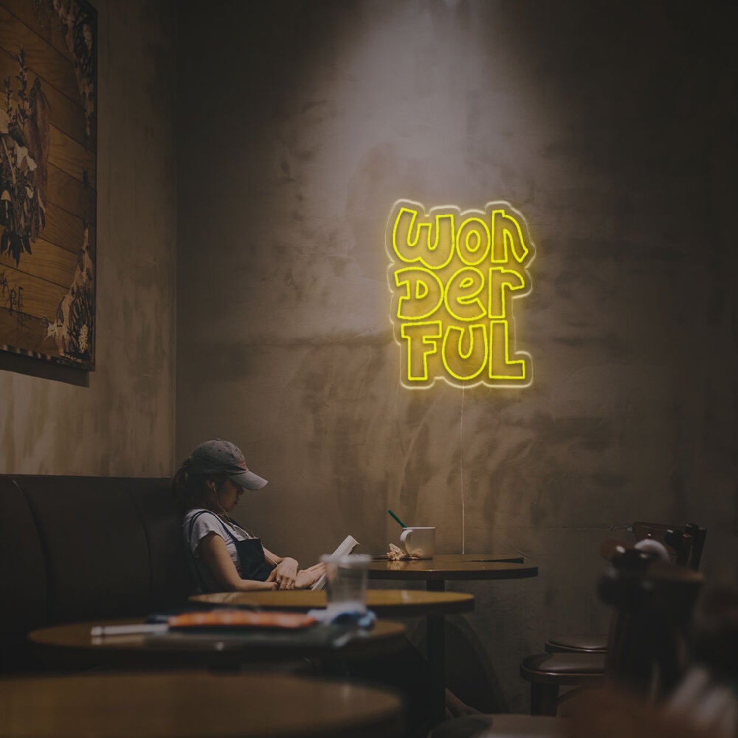 Bar Wedding The Wonderful Word Led Neon Sign | Shineneon