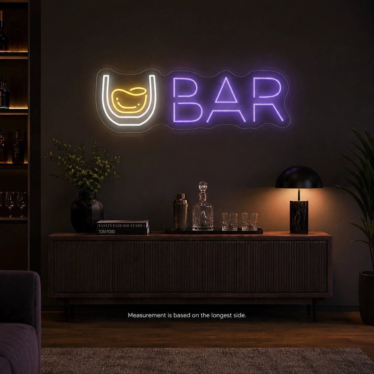 Bar Whiskey Glass LED Neon Sign - Shineneon