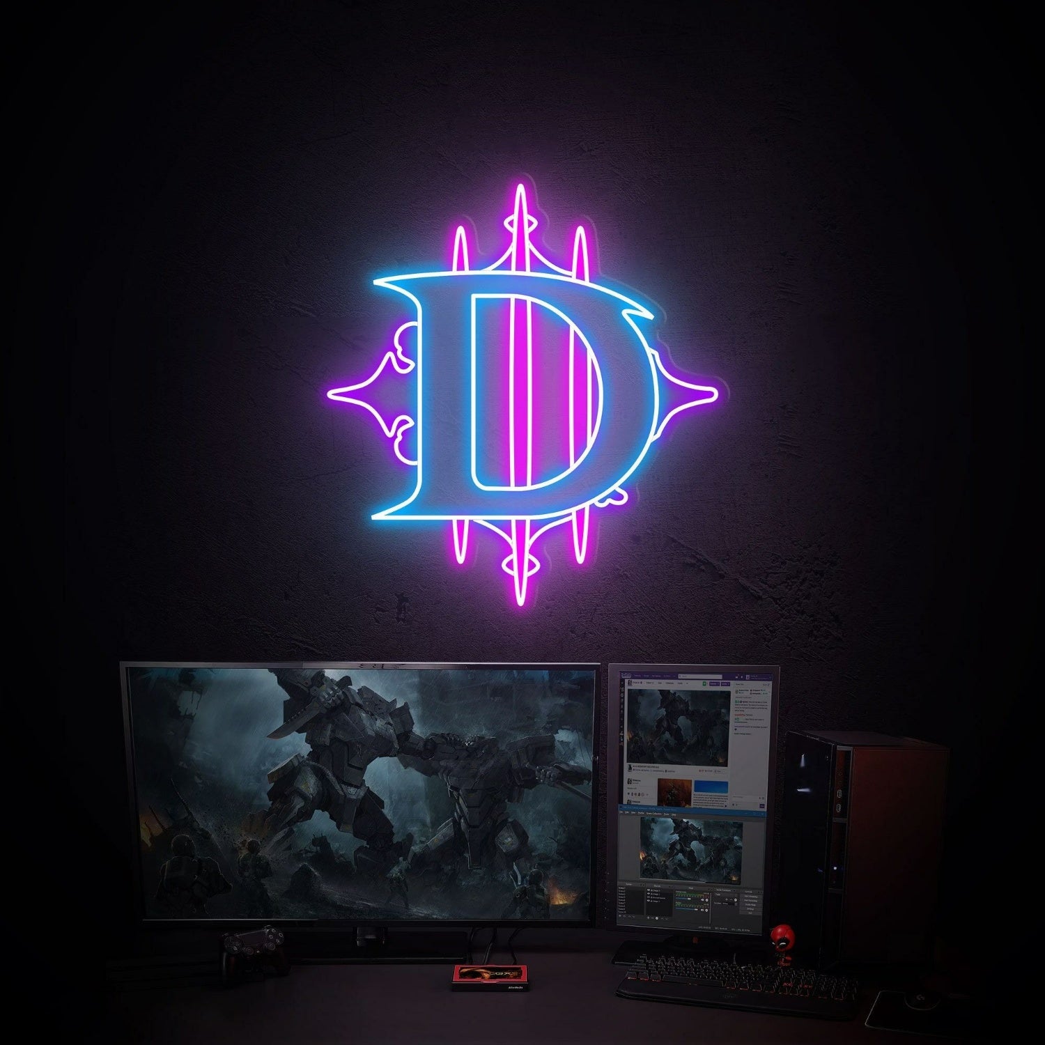 Bar With Diablo 3 Led Neon Sign Diablo Art Decor - Shineneon