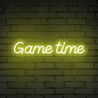 Bar With Game Time Words Led Neon Sign For Gamers - Shineneon