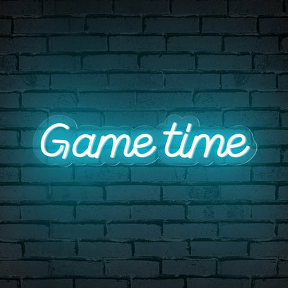 Bar With Game Time Words Led Neon Sign For Gamers - Shineneon
