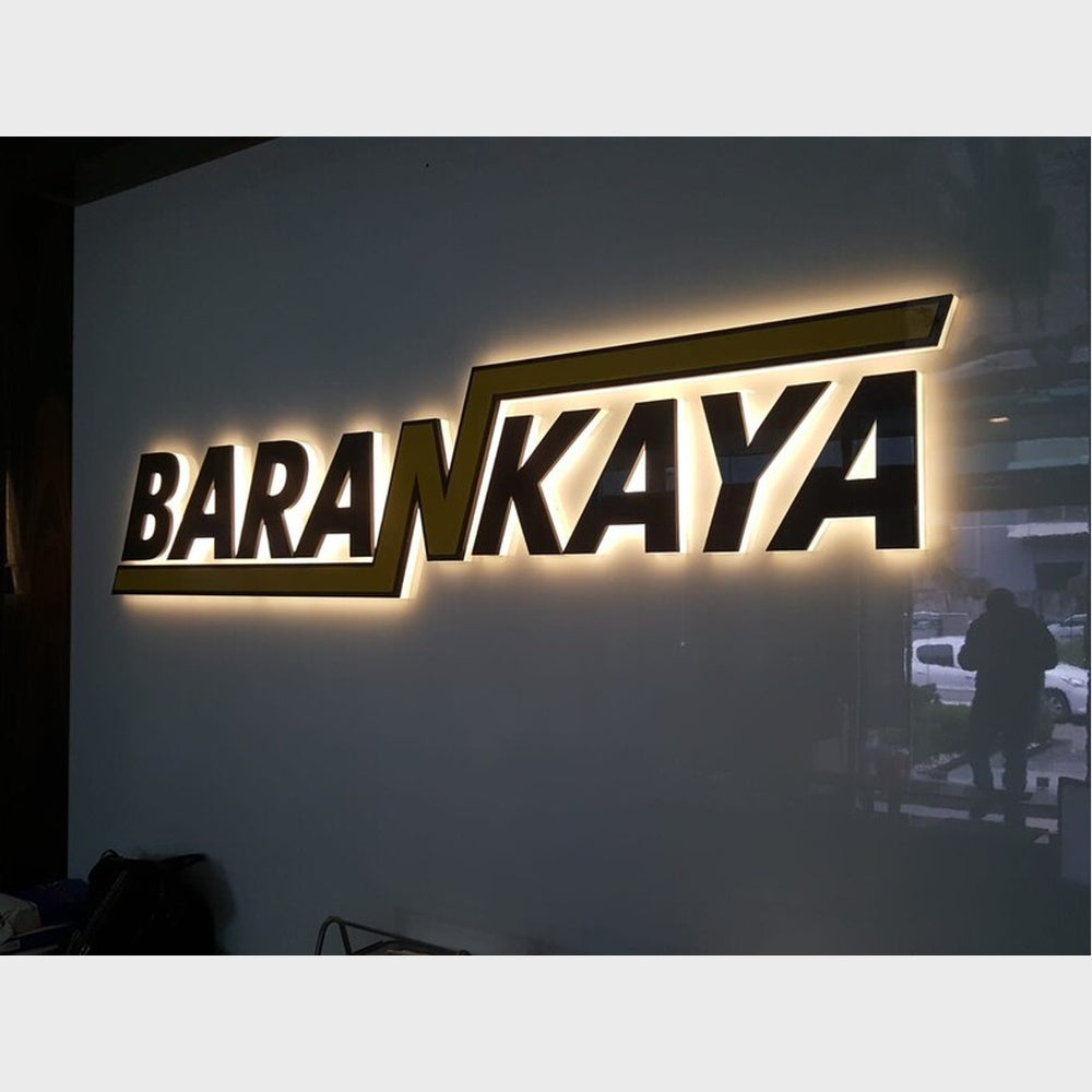 Barankaya 3D Backlit Channel Letters Led Light Sign