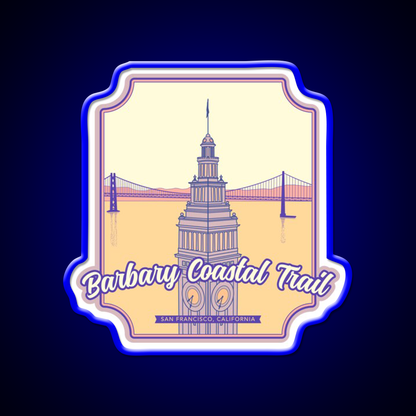 Barbary Coastal Trail San Francisco California Asian Cultural Led Neon Sign Rgb Color - LED neon sign view 5