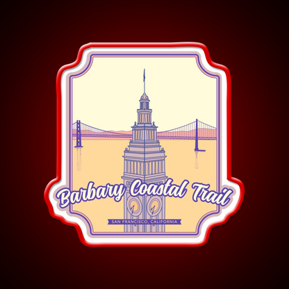 Barbary Coastal Trail San Francisco California Asian Cultural Led Neon Sign Rgb Color - LED neon sign view 10