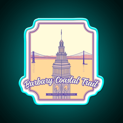 Barbary Coastal Trail San Francisco California Asian Cultural Led Neon Sign Rgb Color - Shineneon