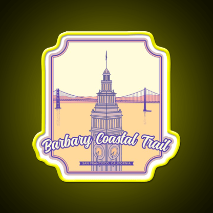 Barbary Coastal Trail San Francisco California Asian Cultural Led Neon Sign Rgb Color - Shineneon